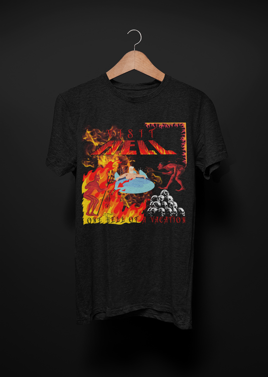 Visit Hell T-Shirt (commissioned by the Purgatory Tourism Bureau)