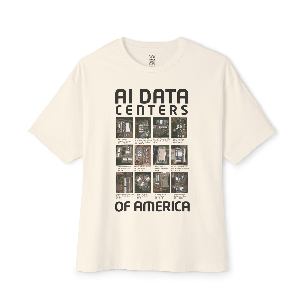 AI Data Centers Oversized Tee