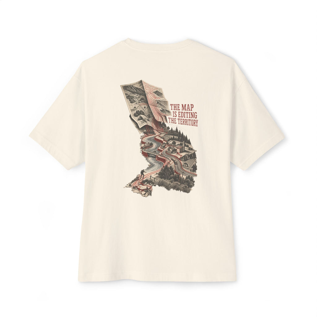 Map Editing Oversized Tee