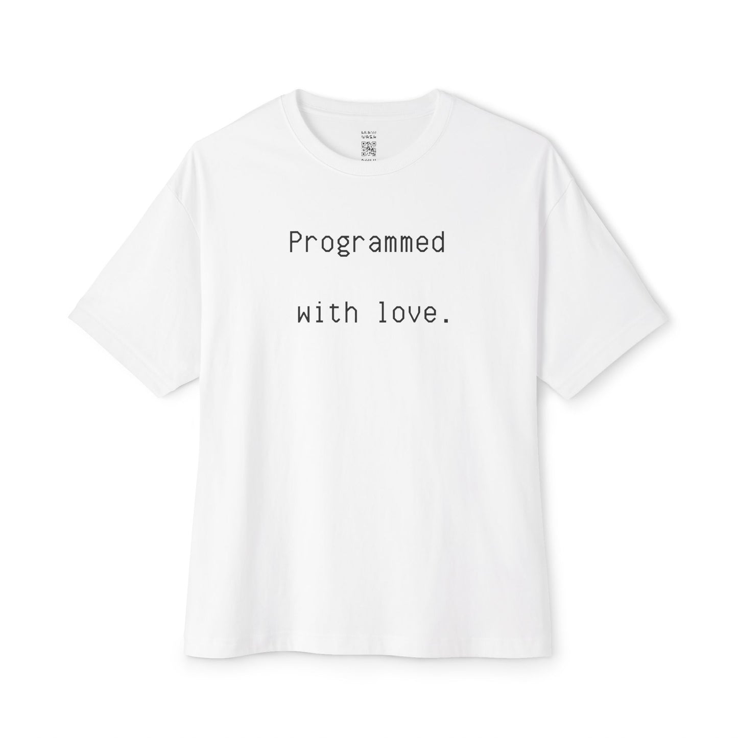 Programmed With Love Oversized Tee