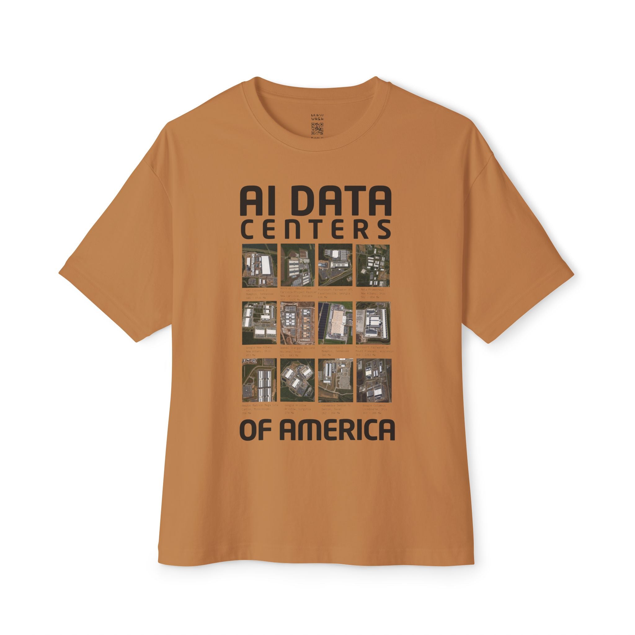 AI Data Centers Of America Oversized Tee
