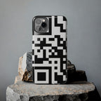 QR Print Tough Phone Case