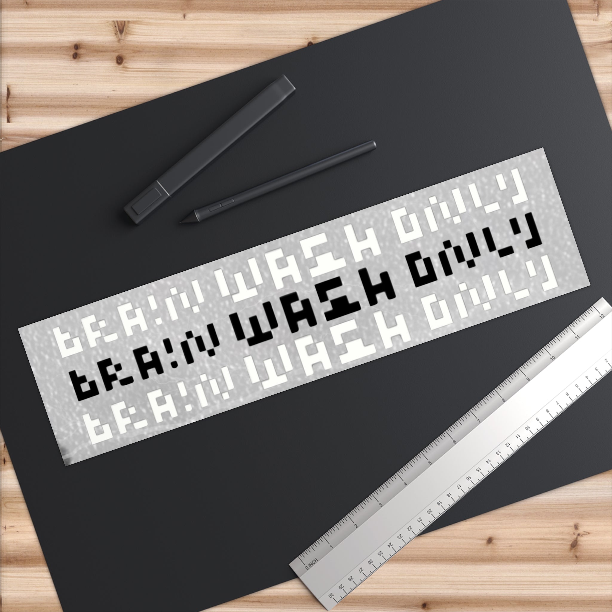 Brain Wash Only Brutal Cold Bumper Sticker