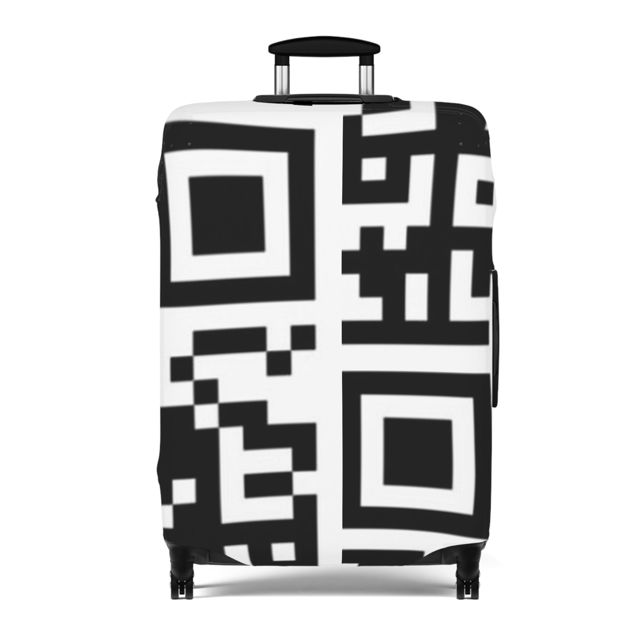 QR Print Luggage Cover