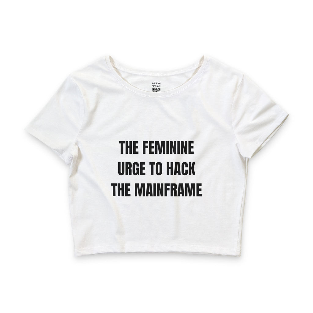 Feminine Urge Crop Top Baby Tee