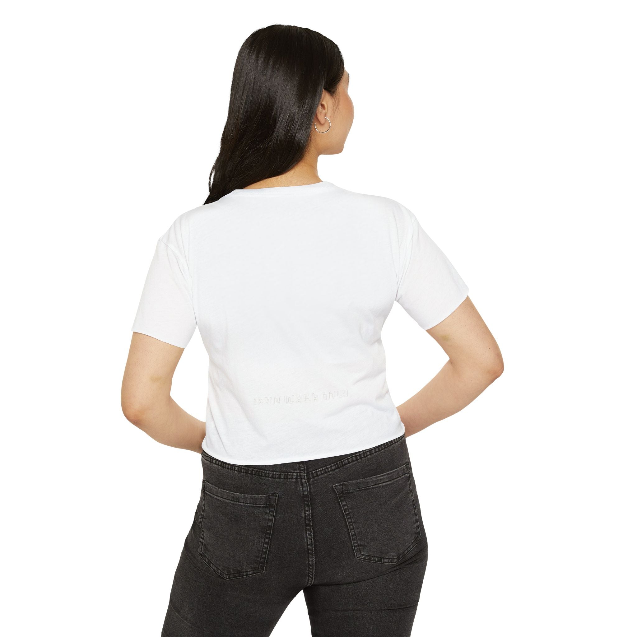 Black Friday (Coupon Clown Grin) Baby Tee Crop Top