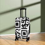 QR Print Luggage Cover