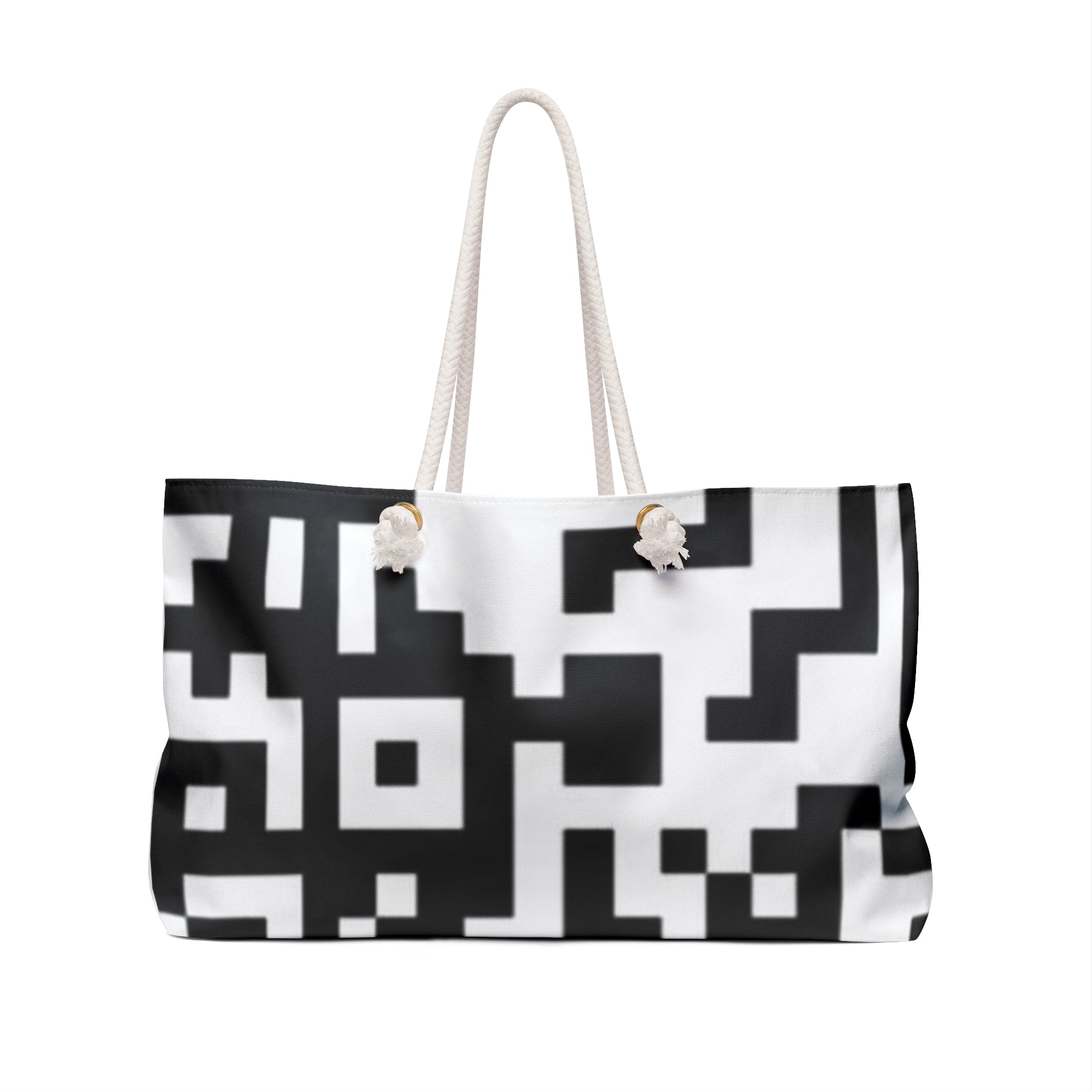 QR Print Weekender Bag