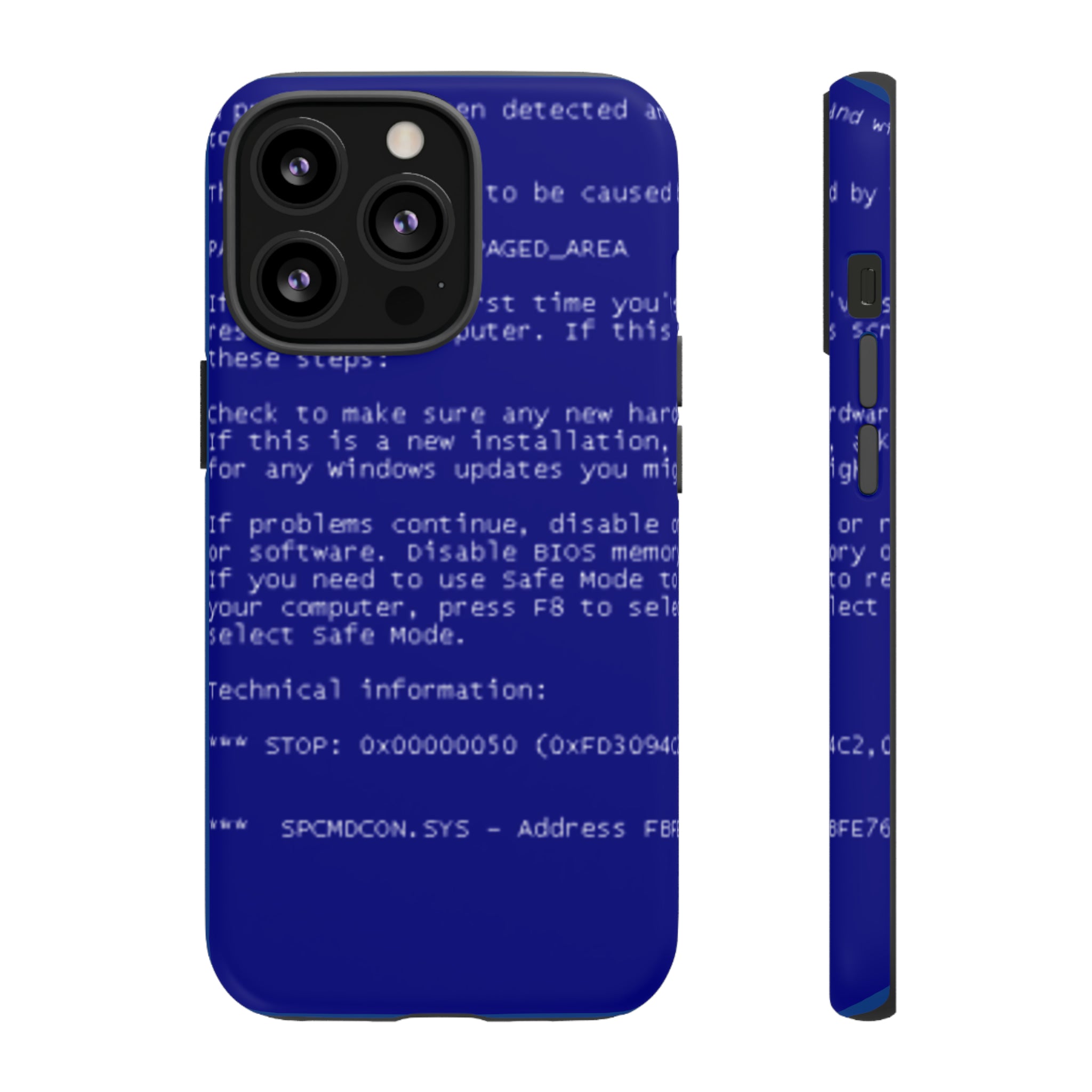 BSoD (Blue Screen of Death) Phone Case