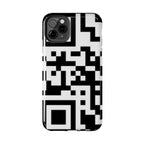 QR Print Tough Phone Case