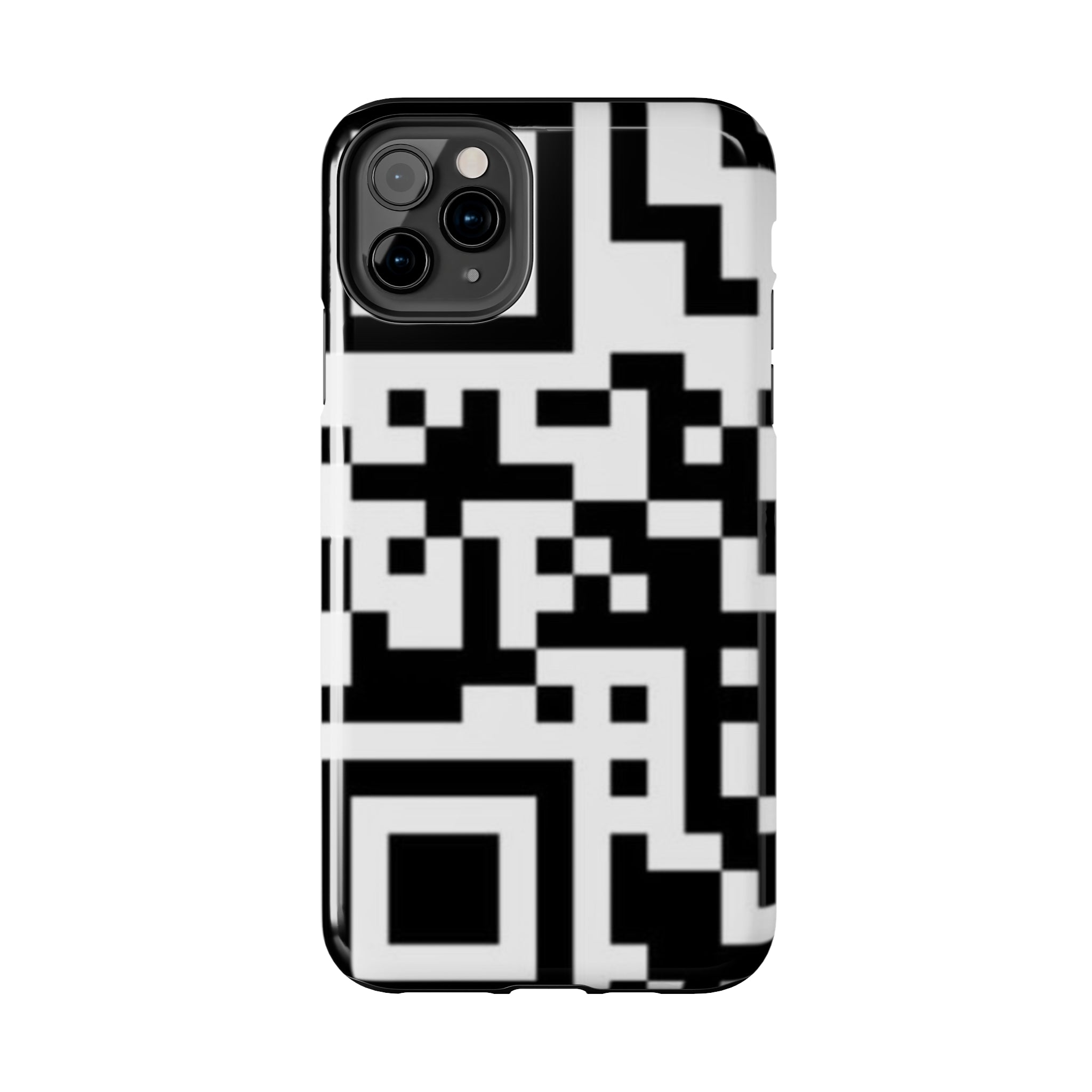 QR Print Tough Phone Case