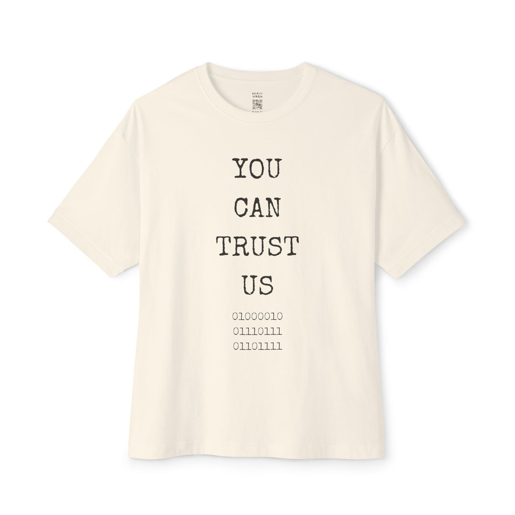 Trust Us BWO Binary Oversized Tee