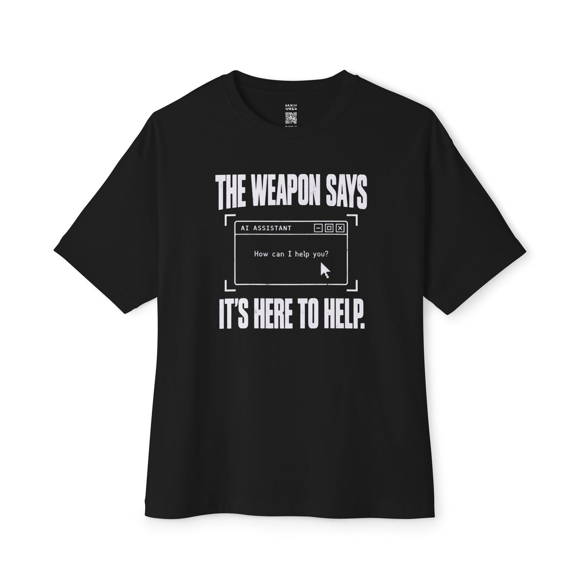 Here To Help Oversized Tee