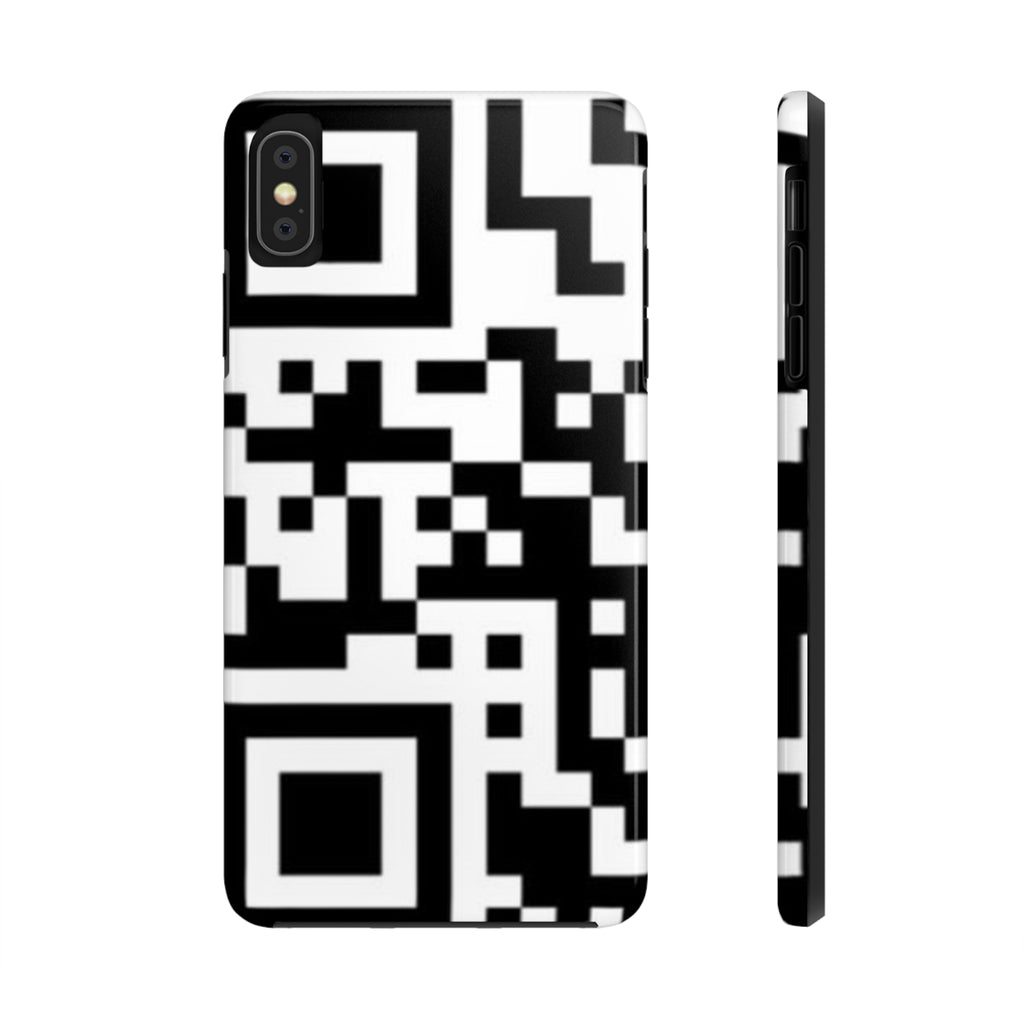 QR Print Tough Phone Case