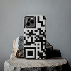 QR Print Tough Phone Case