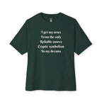 Cryptic Symbolism Oversized Tee