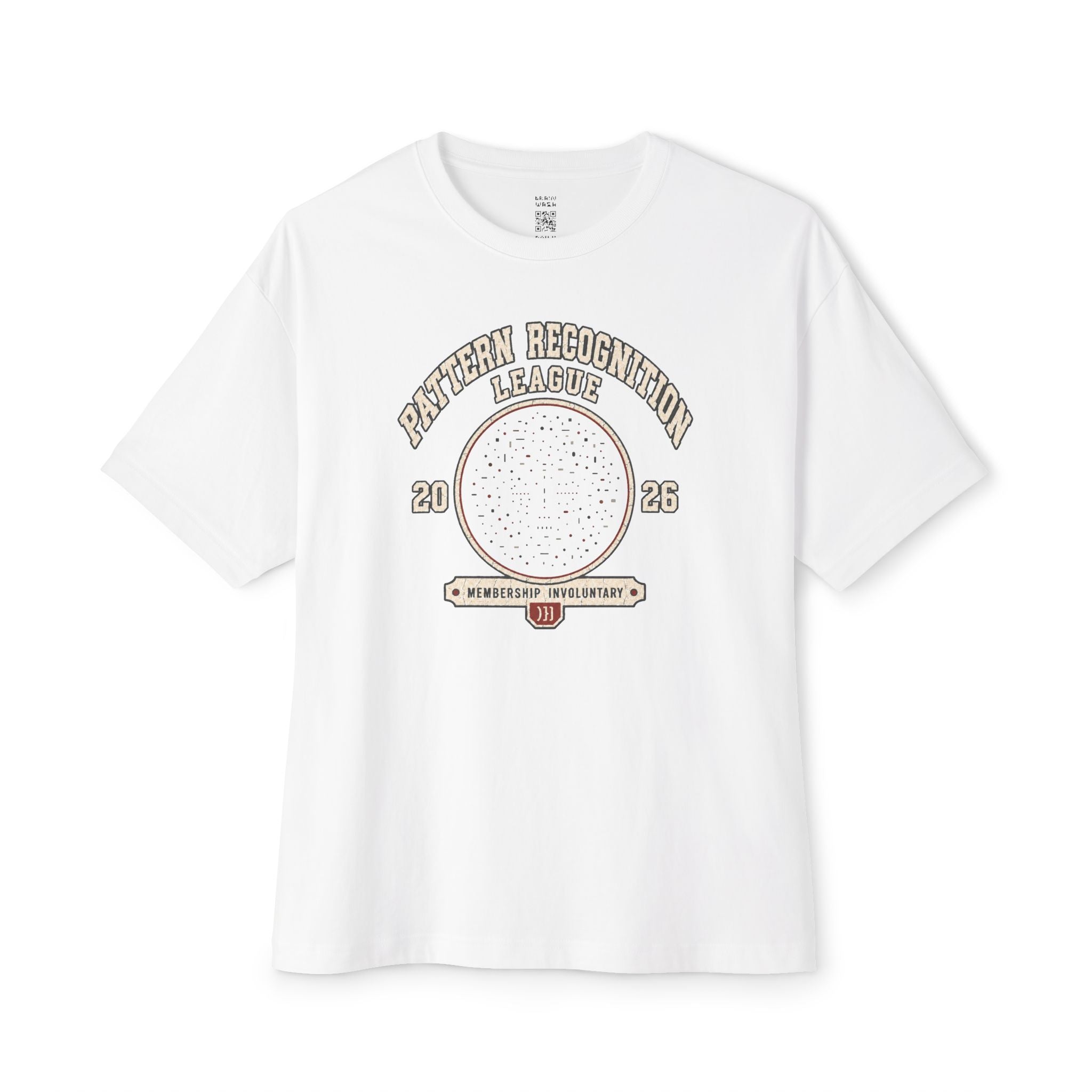 Pattern Recognition League Oversized Tee