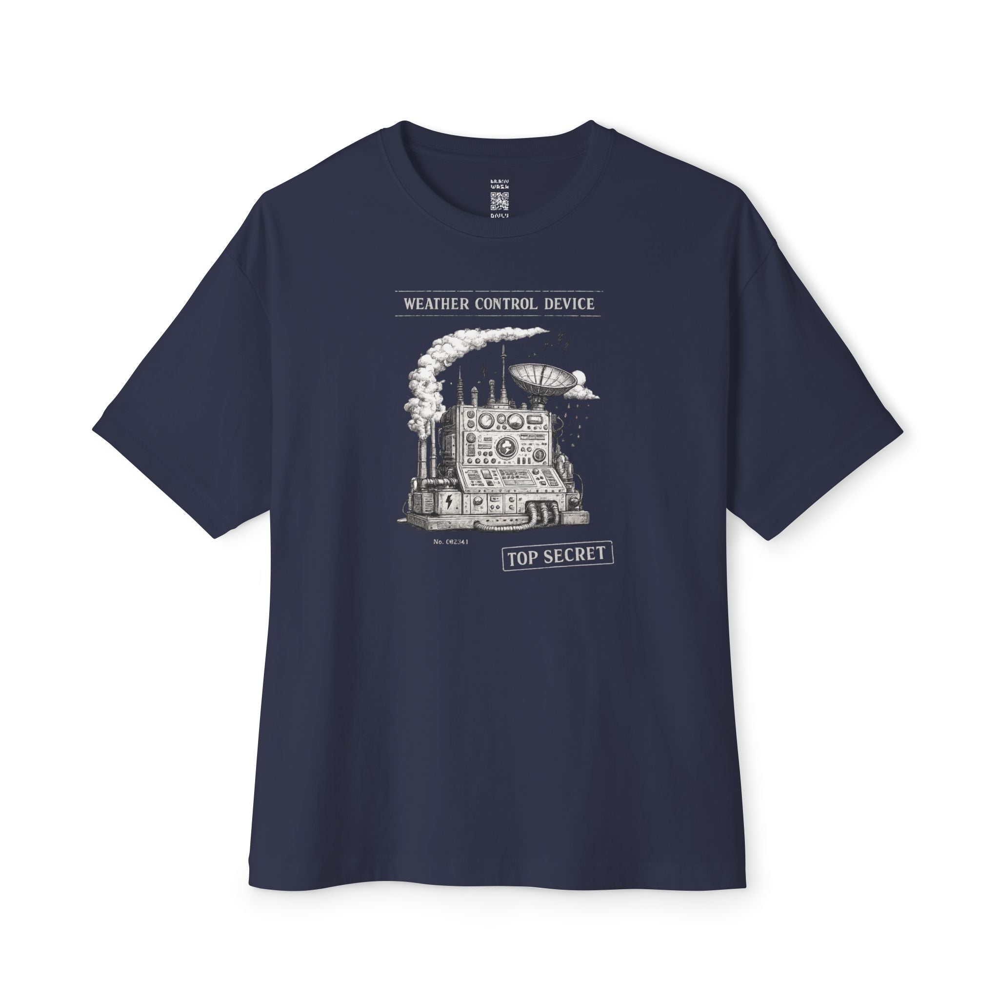 Top Secret Weather Control Device Oversized Tee