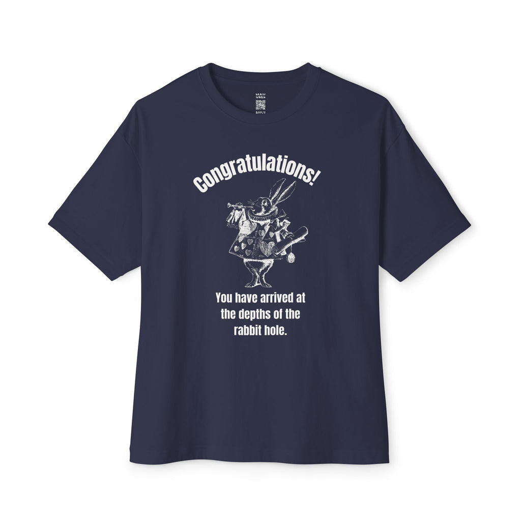 Depths Of The Rabbit Hole Oversized Tee