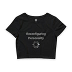 Reconfiguring Personality Crop Top Baby Tee