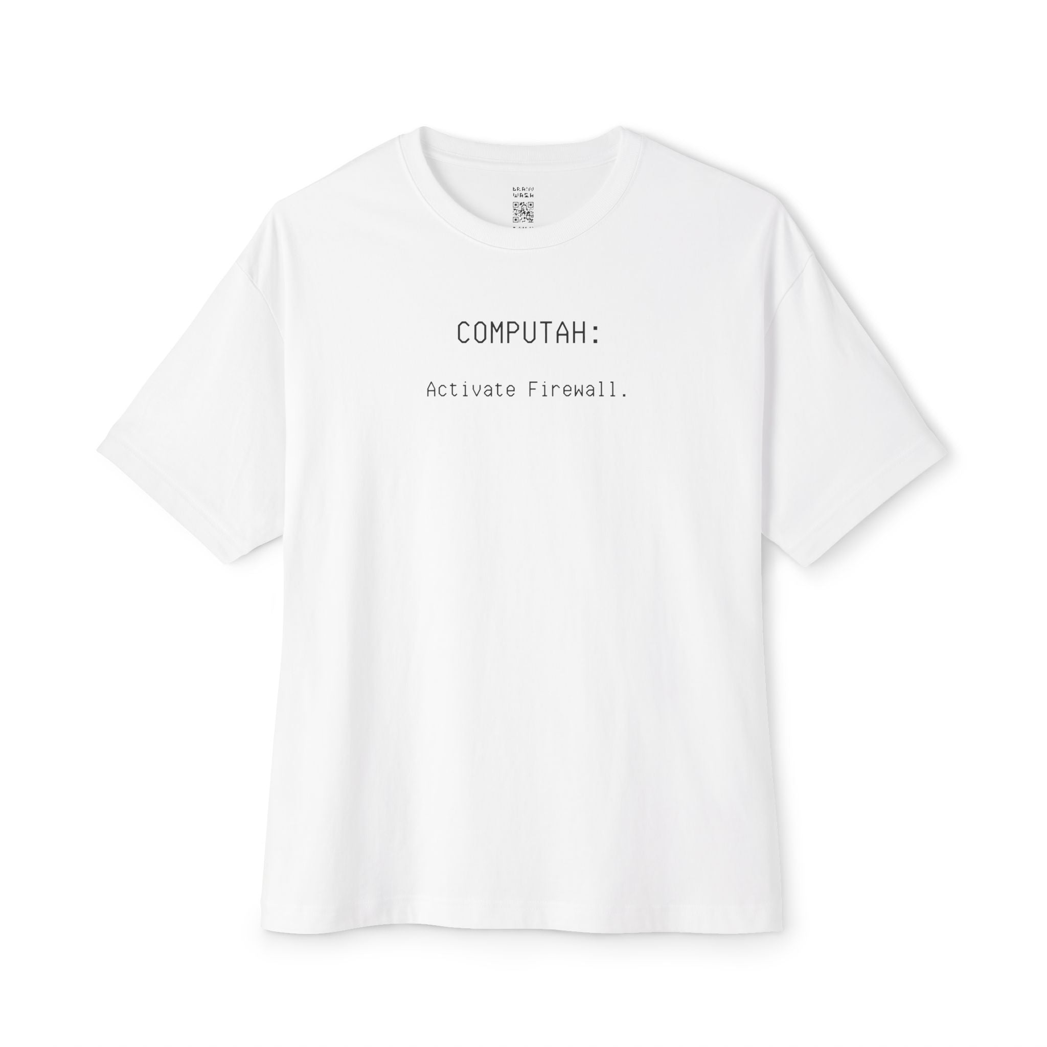 COMPUTAH: Activate Firewall Oversized Tee