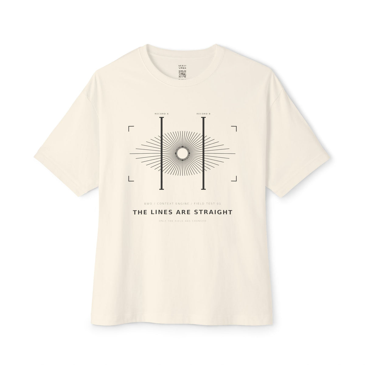 Optical Illusion Oversized Tee