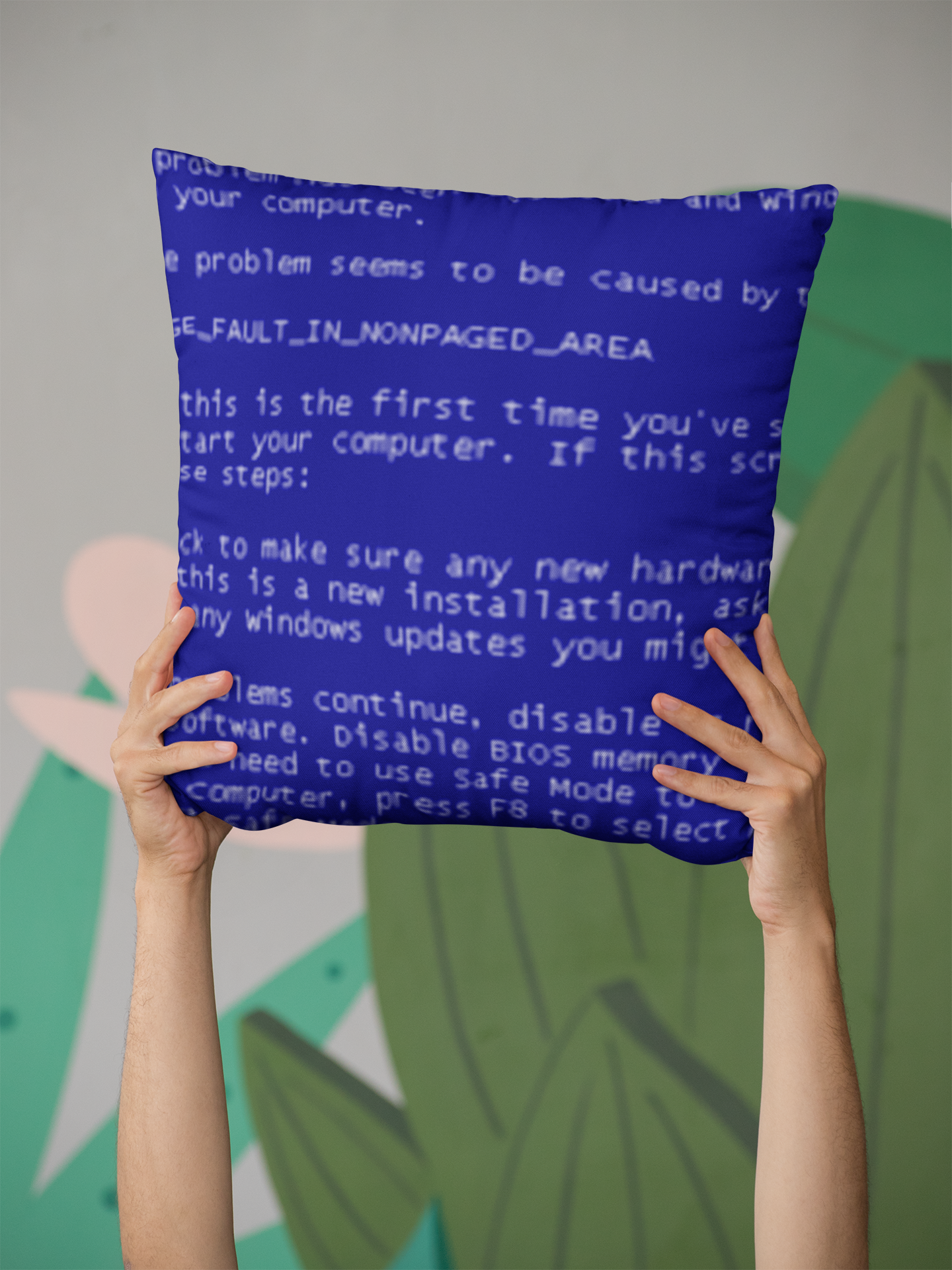 BSOD (Blue Screen of Death) Pillow