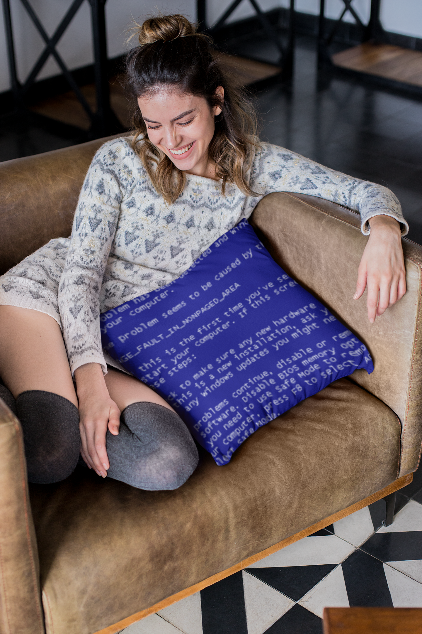 BSOD (Blue Screen of Death) Pillow