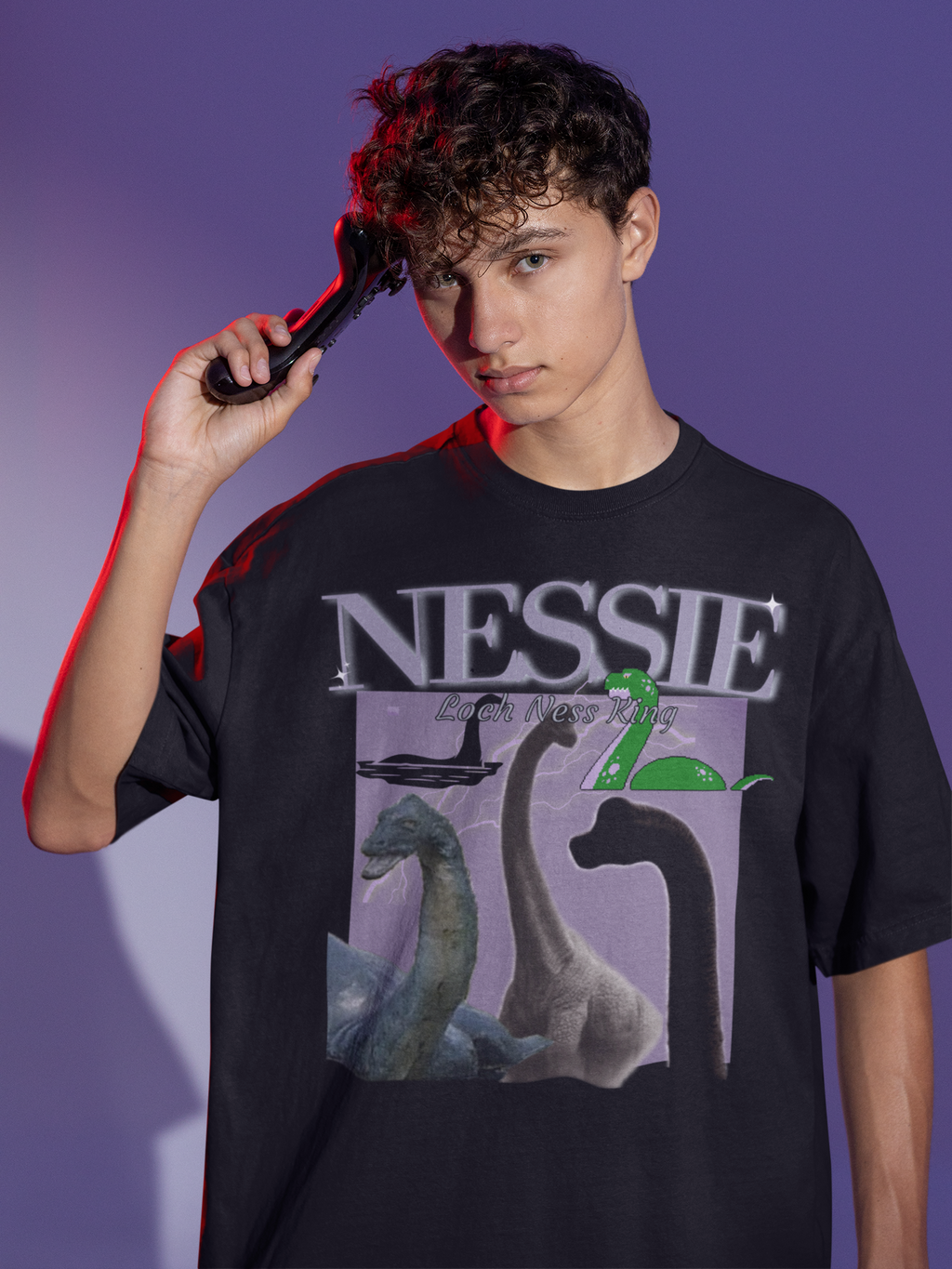Nessie Loch Ness King Homage T-Shirt