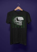 Cyber Death VR Matrix Skull T-Shirt