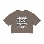 Grand Opening Heavy Faded Crop Tee