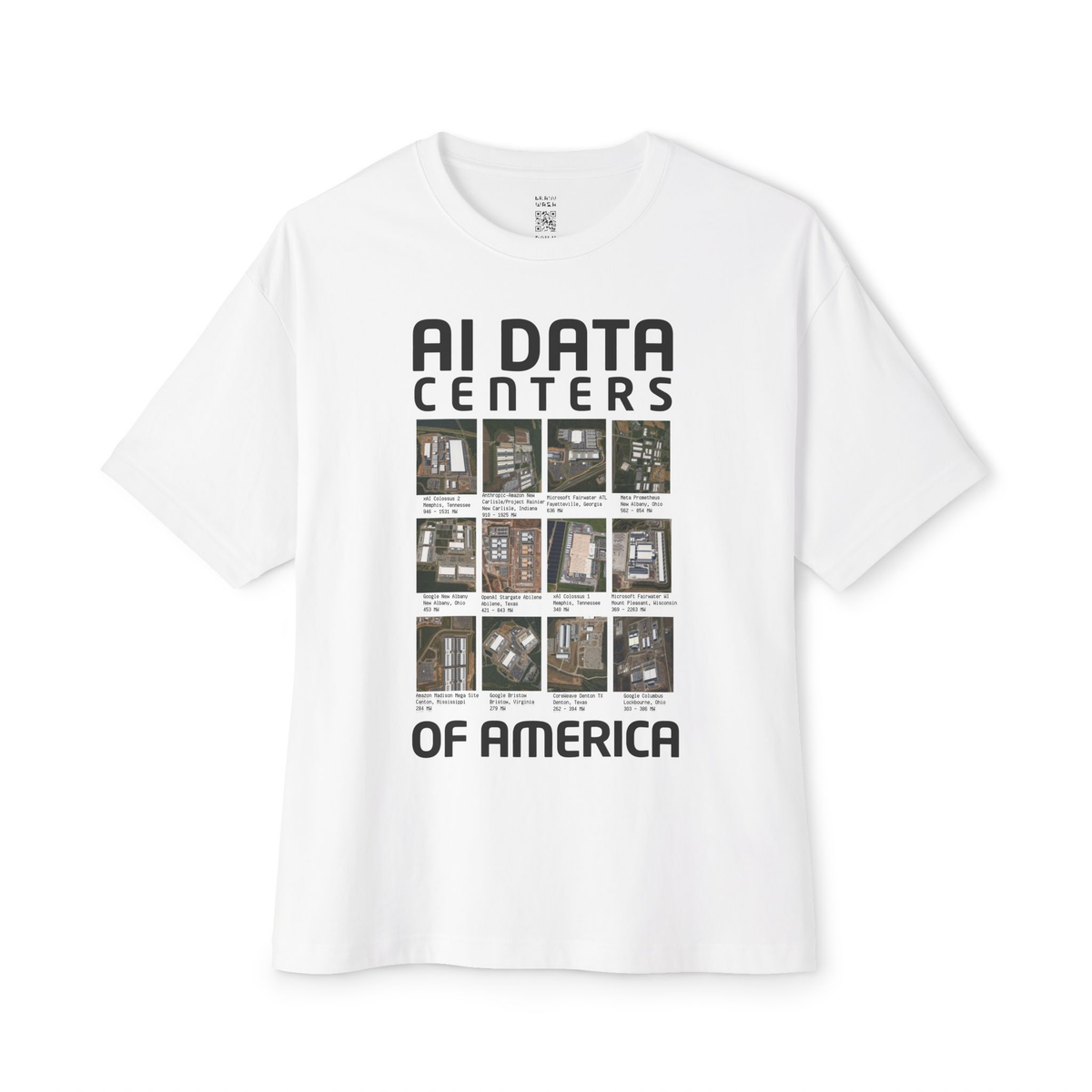 AI Data Centers Oversized Tee