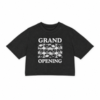Grand Opening Heavy Faded Crop Tee