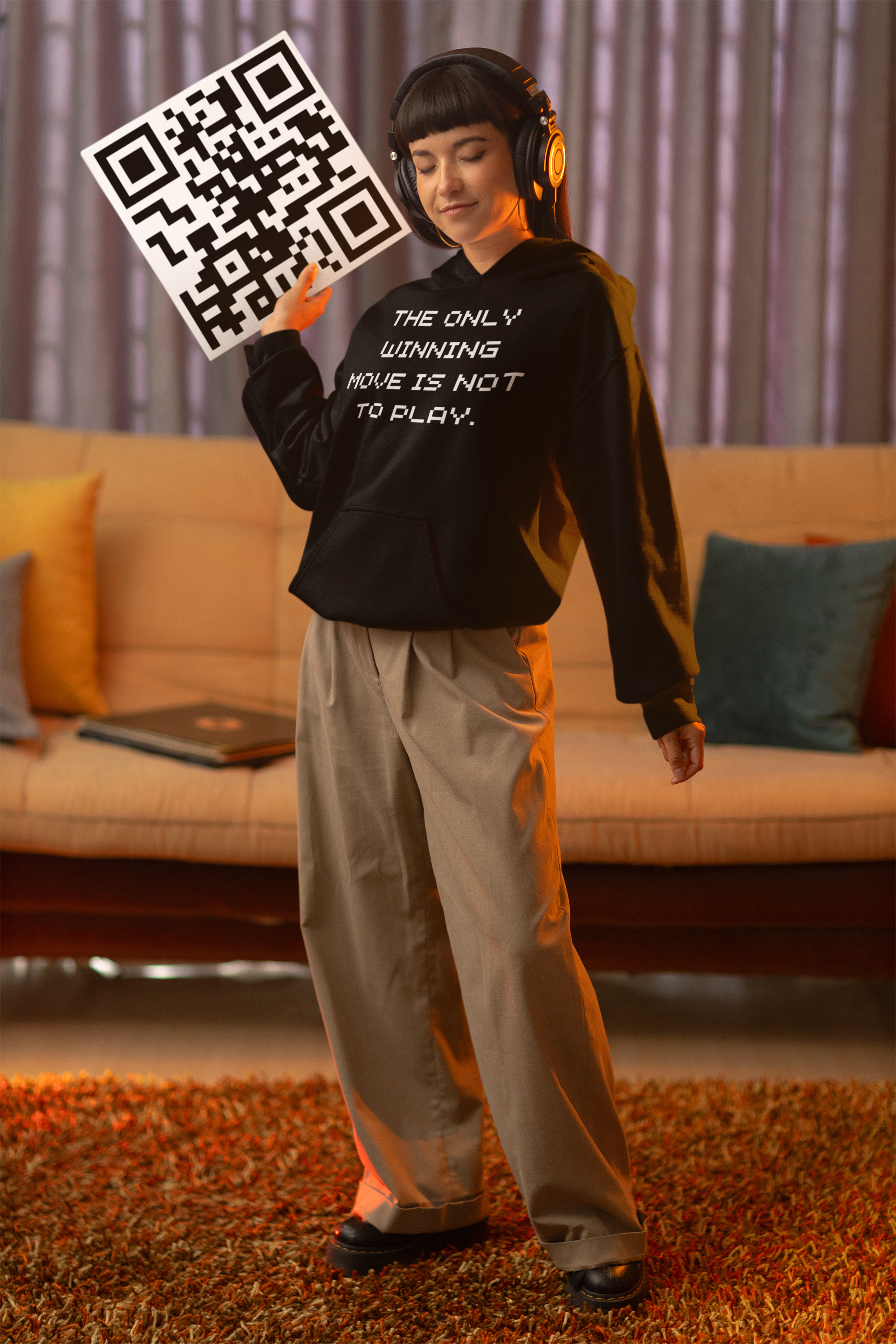 “The Only Winning Move Is Not To Play” Hoodie