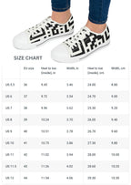 Women's QR Print Low Top Sneakers