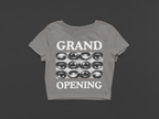 Grand Opening Heavy Faded Crop Tee