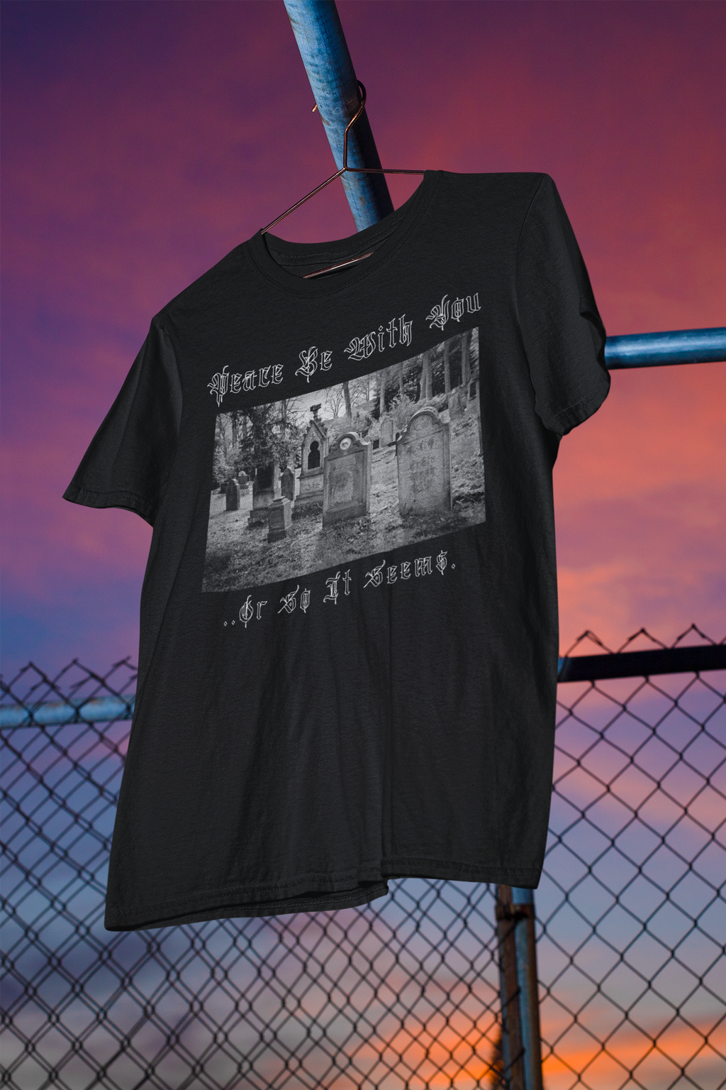 Peace Be With You.. Cemetery T-Shirt