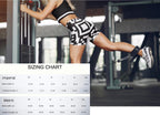 QR Print Biker Shorts