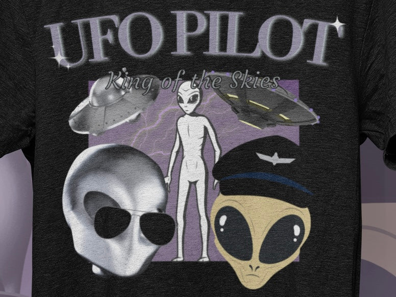 UFO Pilot Homage T-Shirt