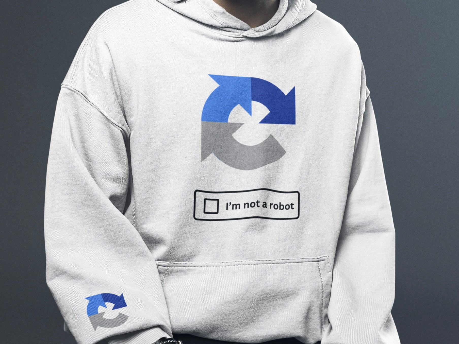 I’m Not A Robot (ReCAPTCHA) Hoodie