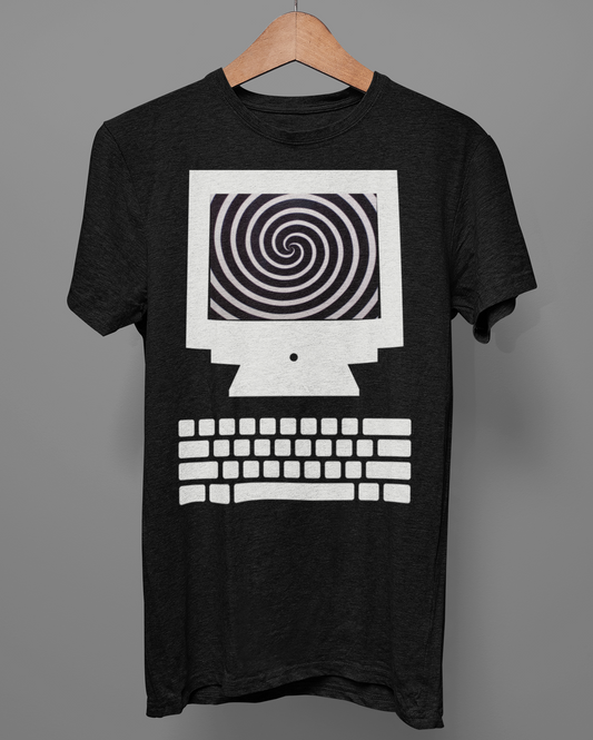 Hypnotic Spiral Computer T-Shirt