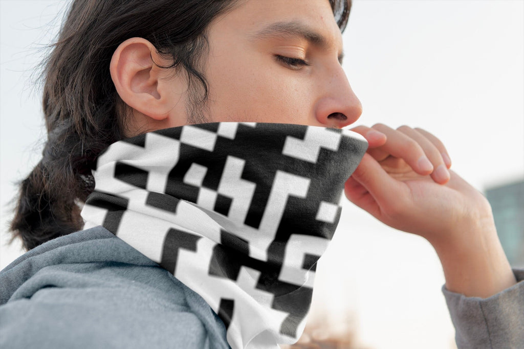 QR Print Face Cover