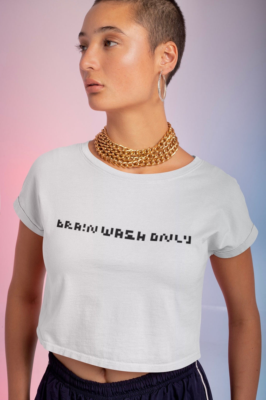 Brain Wash Only Crop Top