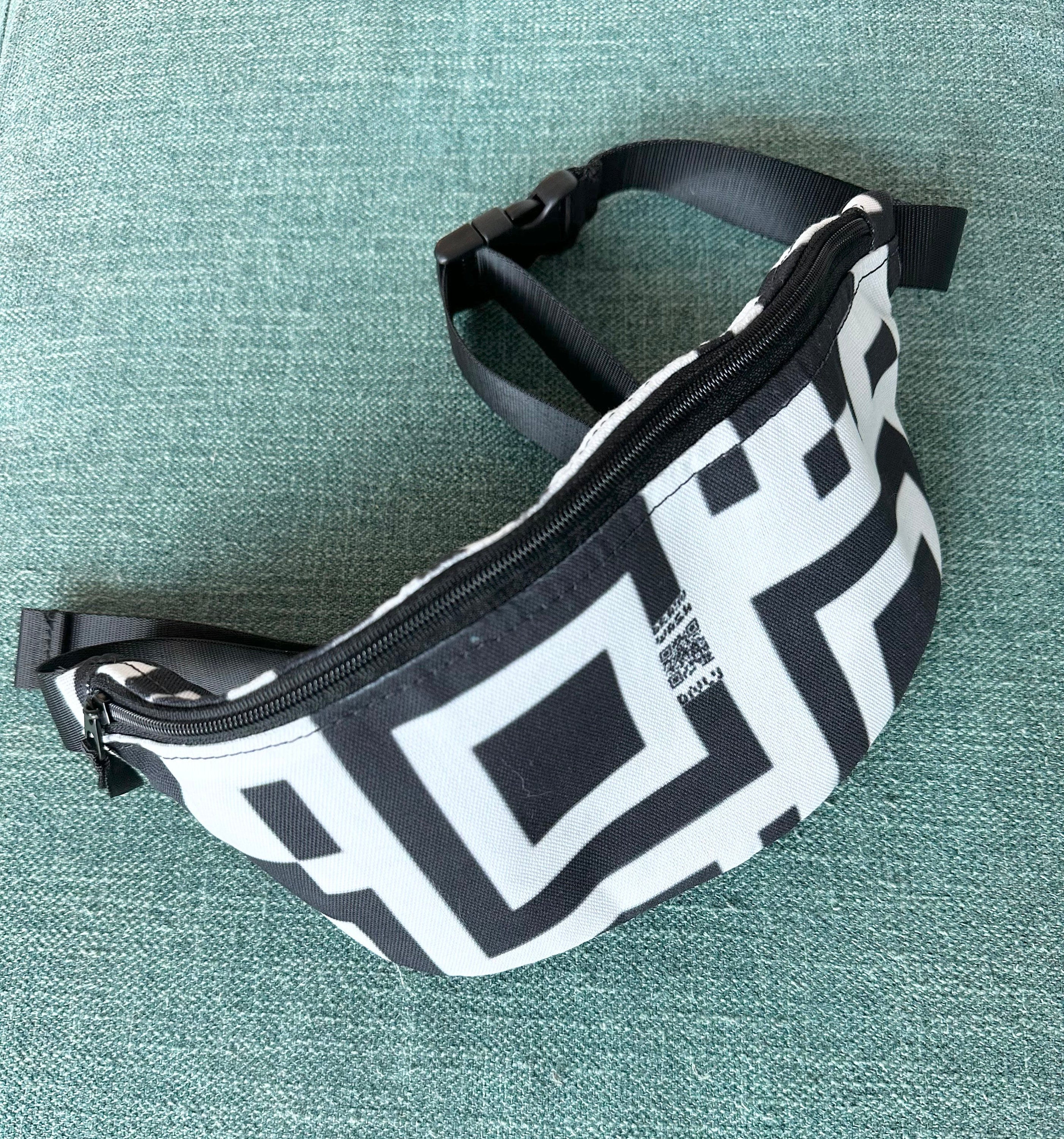 QR Print Fanny Pack