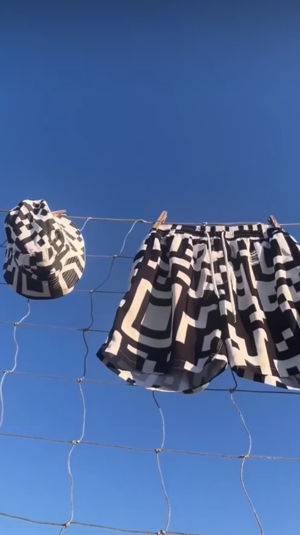 QR Print Swim Shorts