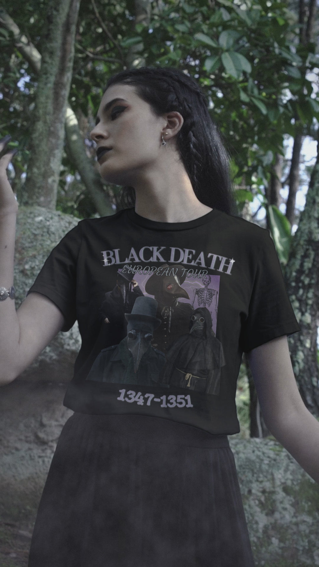 Black Death European Tour T-Shirt