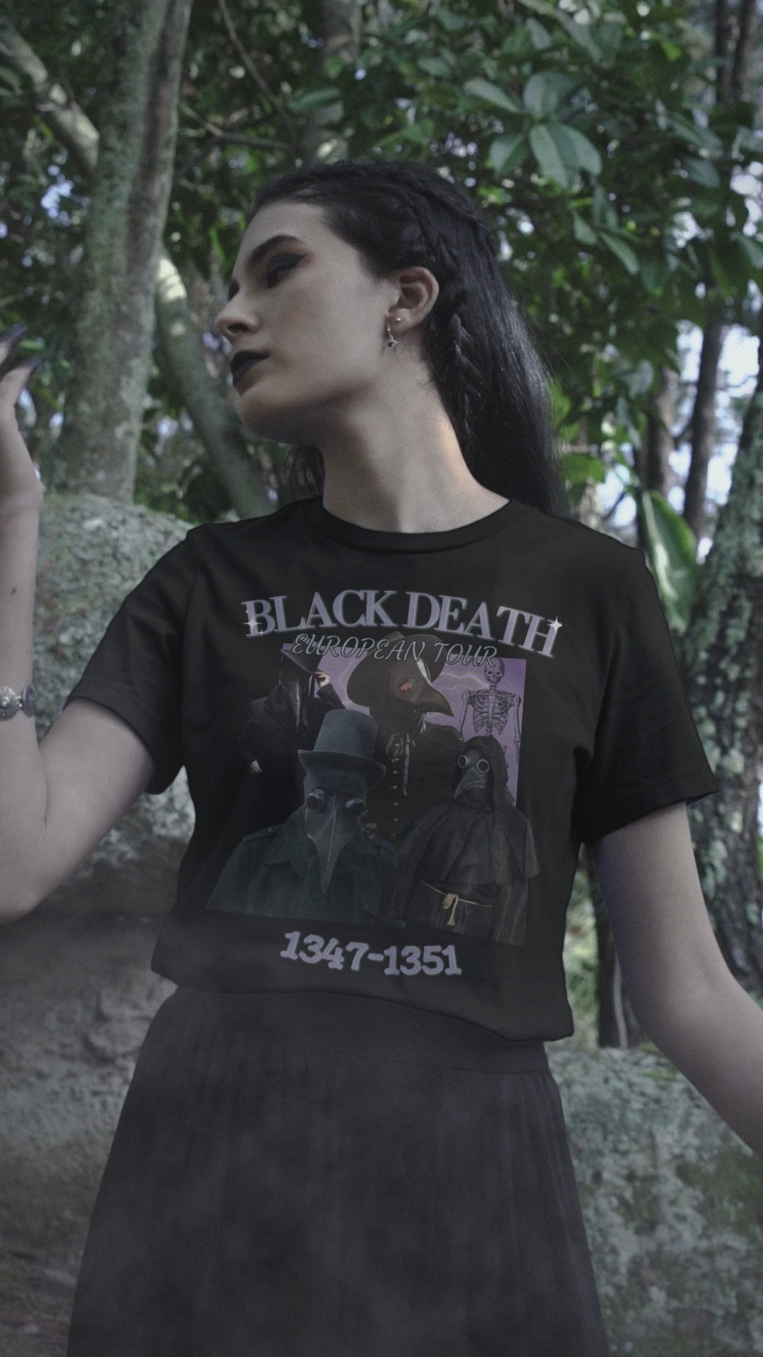 Black Death European Tour T-Shirt