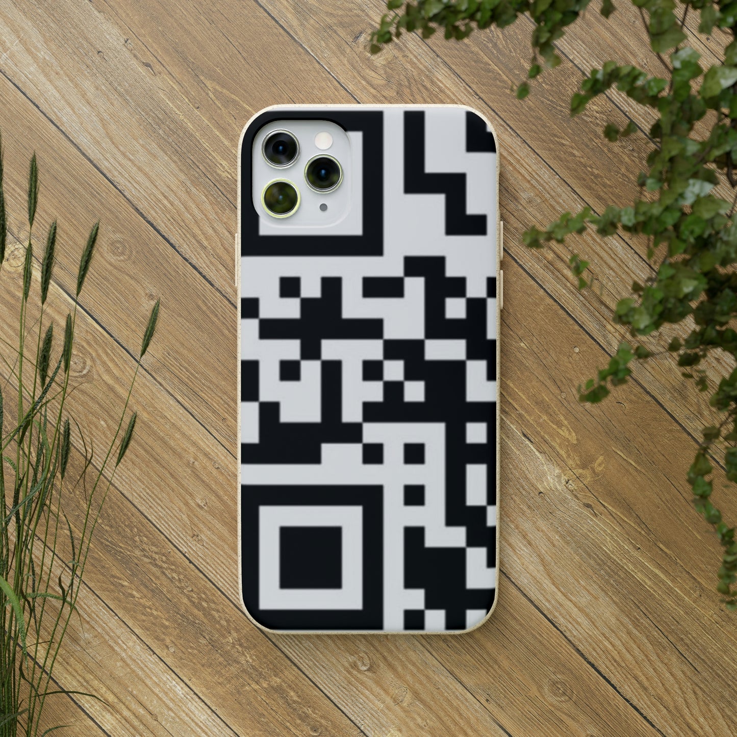 Biodegradable Towards QR Print Phone Case