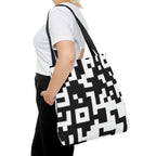 QR Print Tote Bag