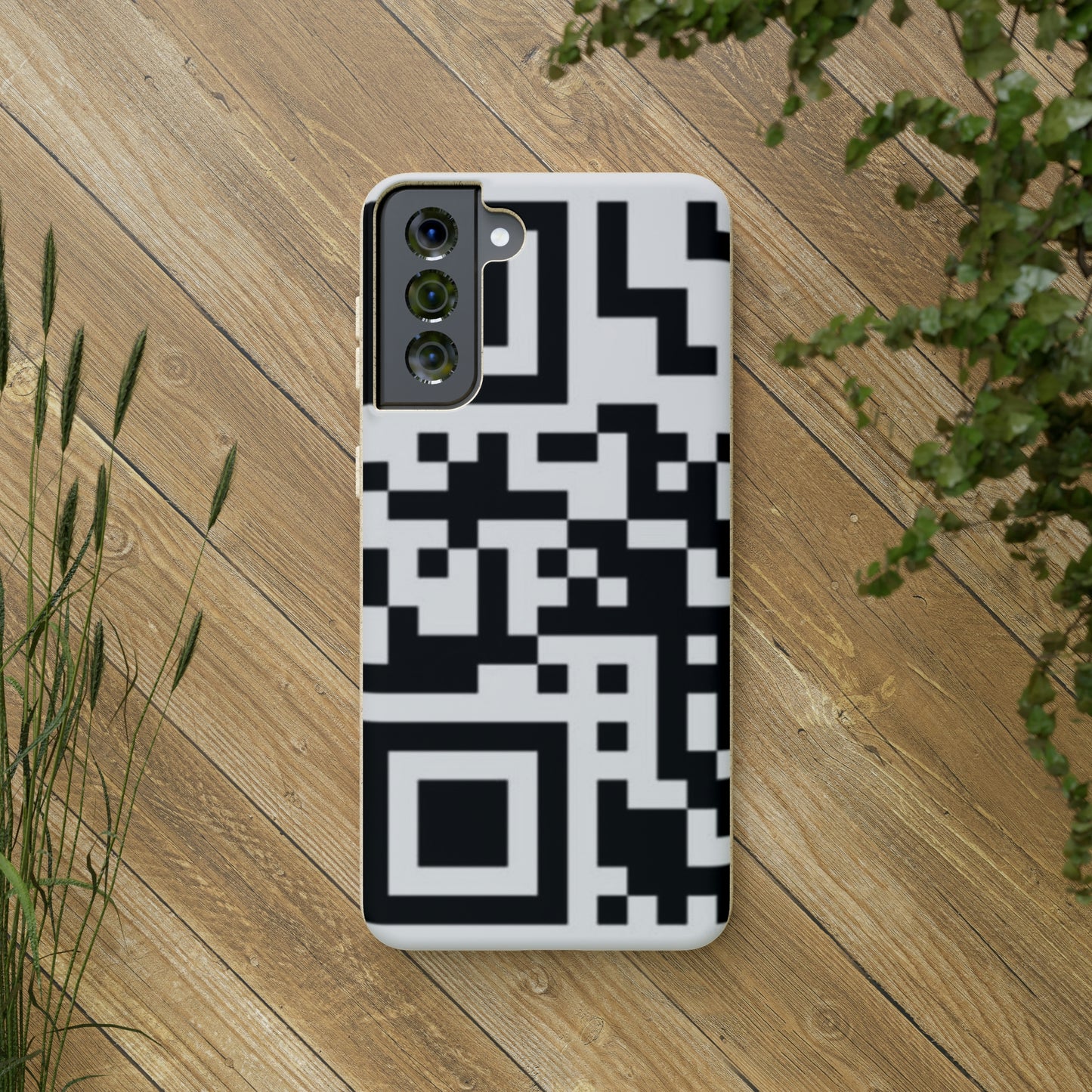 Biodegradable Towards QR Print Phone Case